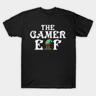 The Gamer Elf Funny Christmas Gift For Gamers T-Shirt